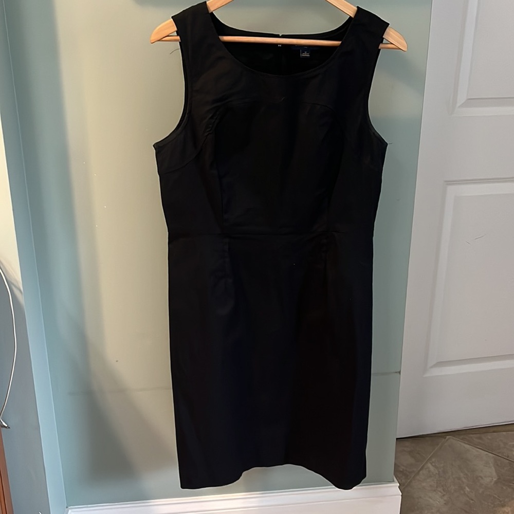 Banana Republic Black Sheath Dress Size 12